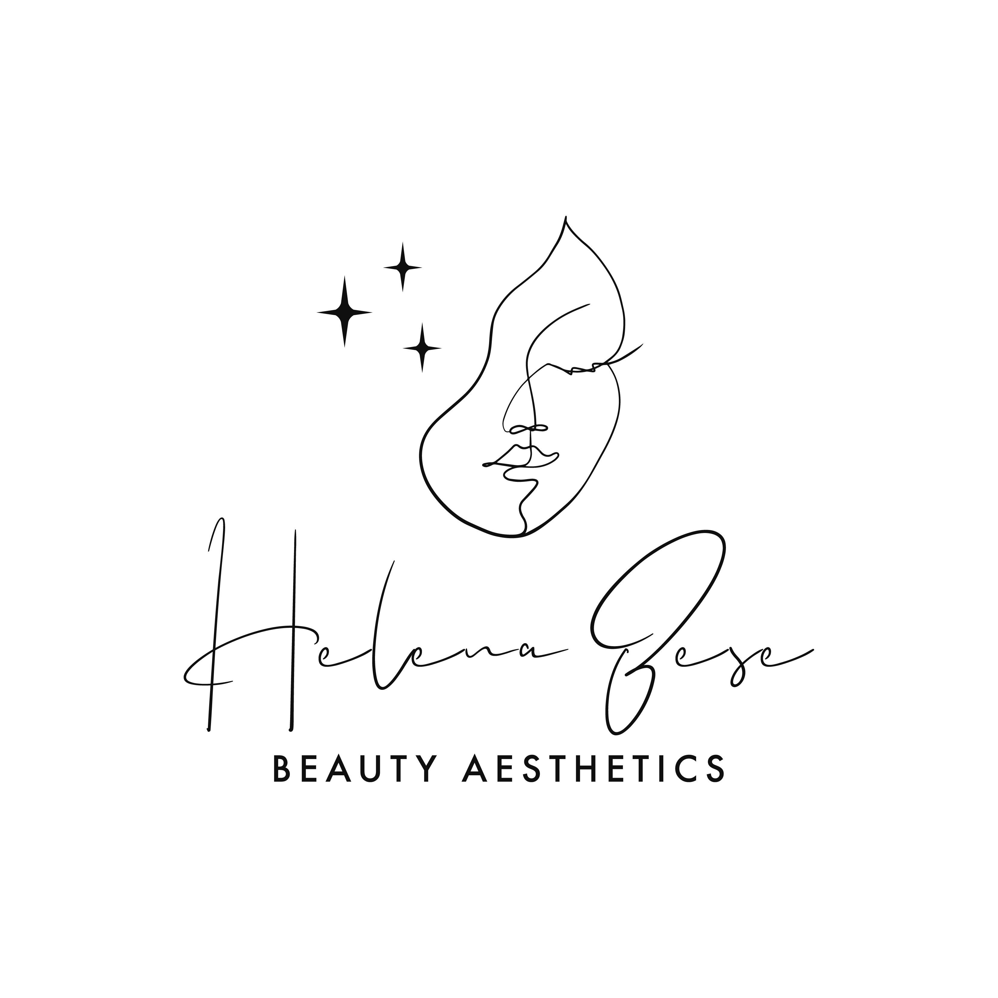 Logo-Design für Kosmetikstudio – elegante Schrift mit Symbol